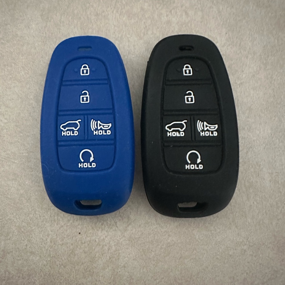 Hyundai Blue & Black Key Fob Covers
